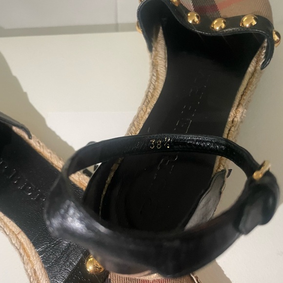 Burberry Studded Espadrille Flats Sandal - Picture 11 of 15